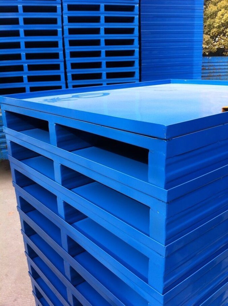 Warehouse Stacking Steel Pallets Metal Pallet with Factory Price/Storage Rack