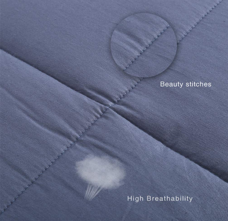 New 60"X80" 20 Lbs Factory Made Heavy Weighted Blanket