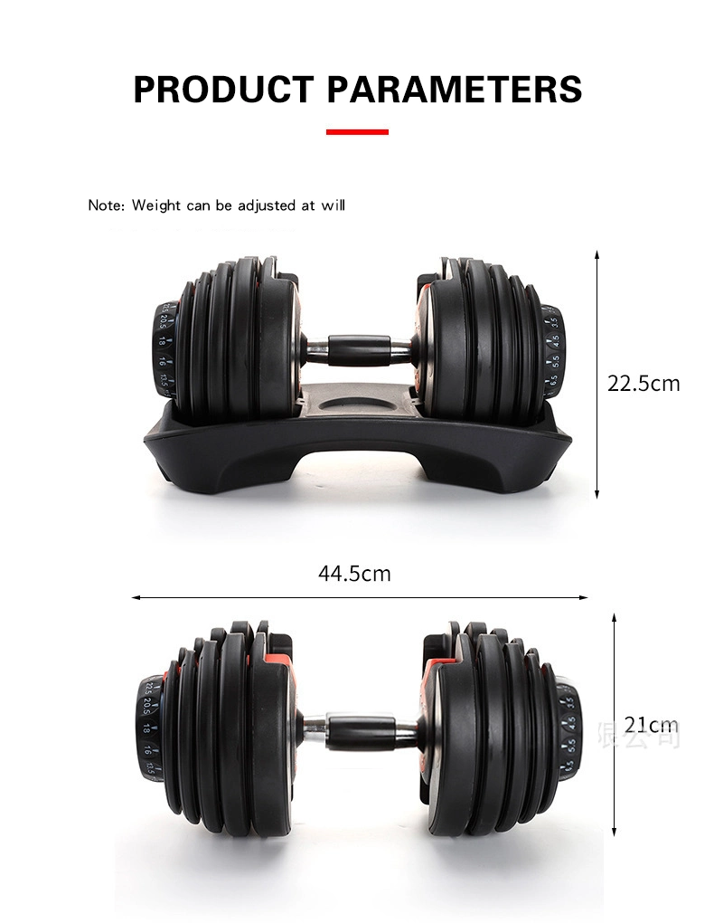 Home Gym Equipment 24kg 40kg Weights Lifting Training Adjustable Dumbbell