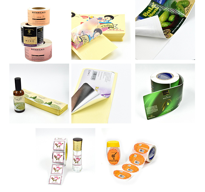 Custom Made Art Paper Matte Varnishing Printing Labels