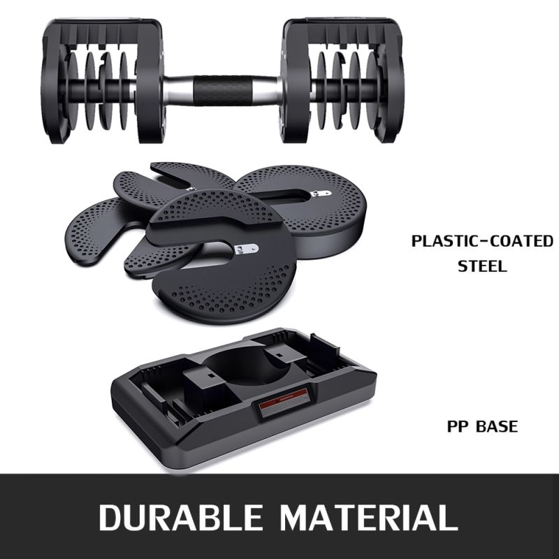 Wholesale Adjustable Rubber Hex Chrome Fitness Strength Training Sets Cheap Dumbbell Set