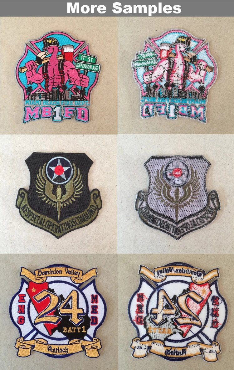 Patch ricamo completa 100% personalizzata in fabbrica/cerchiatura ciniglia/cerchiatura tessuta per Accessori di abbigliamento