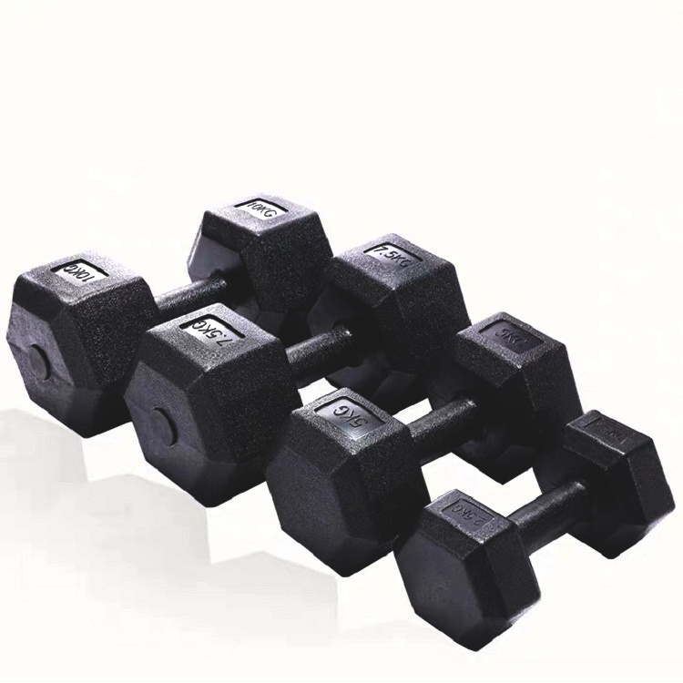 Adjustable Rubber Hex Chrome Fitness Training Dumbell Sets Hex Dumbbell Set