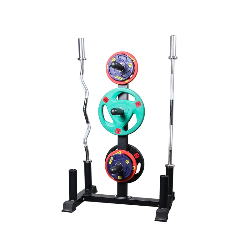 High Quality Fitness Workout Gym Basic Equipment Removable Vertical Weight Plates Tree