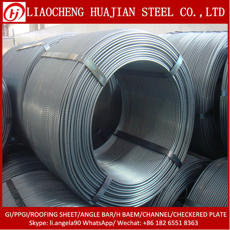 Building Material Deformed Reinforcing Steel Rebar Iron Rod Bar in Stock