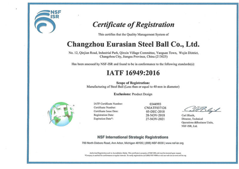 High Quality Custom Chrome Steel 100cr6 Steel Ball for Bearing Accessories