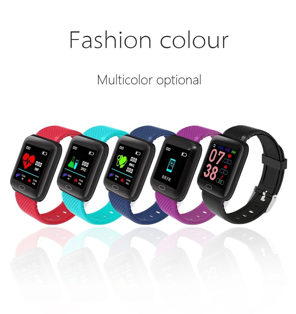 2021 Bluetooth Smart Watch Health Tracker Sport Smart Bracelet Smart Bracelet 116 Plus