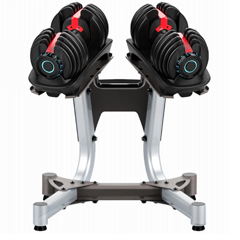 Gym Fitness Equipment Automatic 24kg/52.5lb Adjustable Dumbbell Set