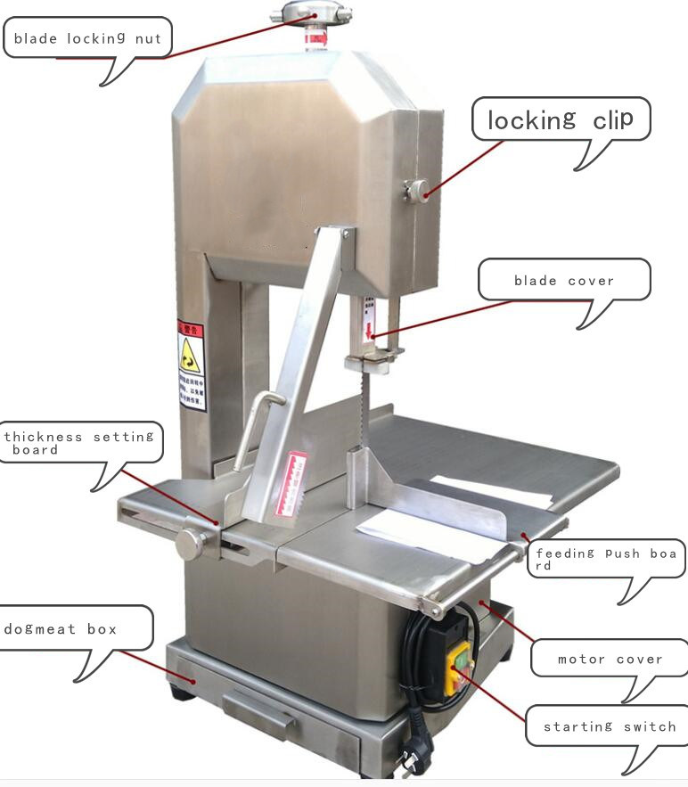 Full-Stainless Steel Bone Sawing Machine, Bone Cutter