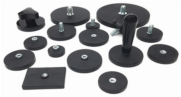 Rubber Coated Round Magnets Rubber Coated Mounting Magnets