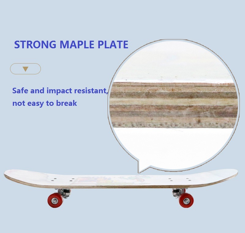 Factory Made Good Longboard 7 Ply Maple Wood Skateboard Cheap