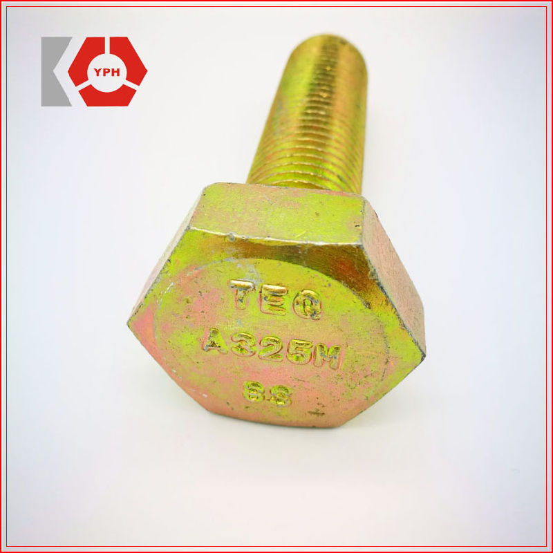 Factory Produced Glavanized Hexagon Head Hex High Strength Bolts A325m