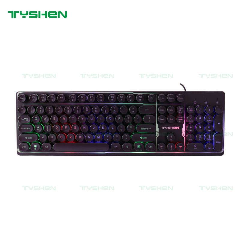 Gamer Keyboard with Round Floating Keys, Gaming Keyboard with Round Floating Keys