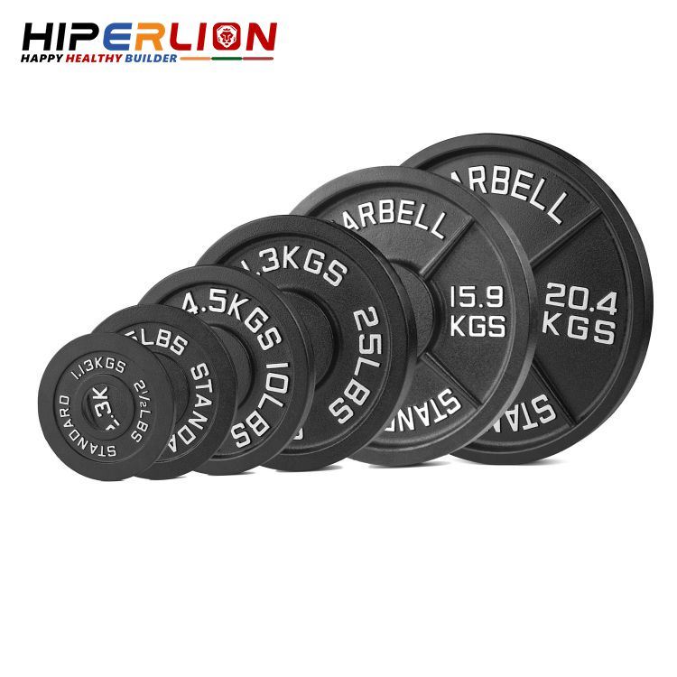 Barbell Calibrated 20 50kg Rubber Bumper Weight Plates