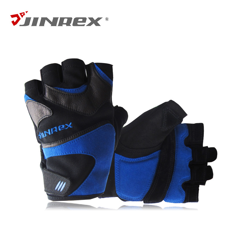 Fitness Half Finger Weight Lifting Leather Sports Equipment Gloves