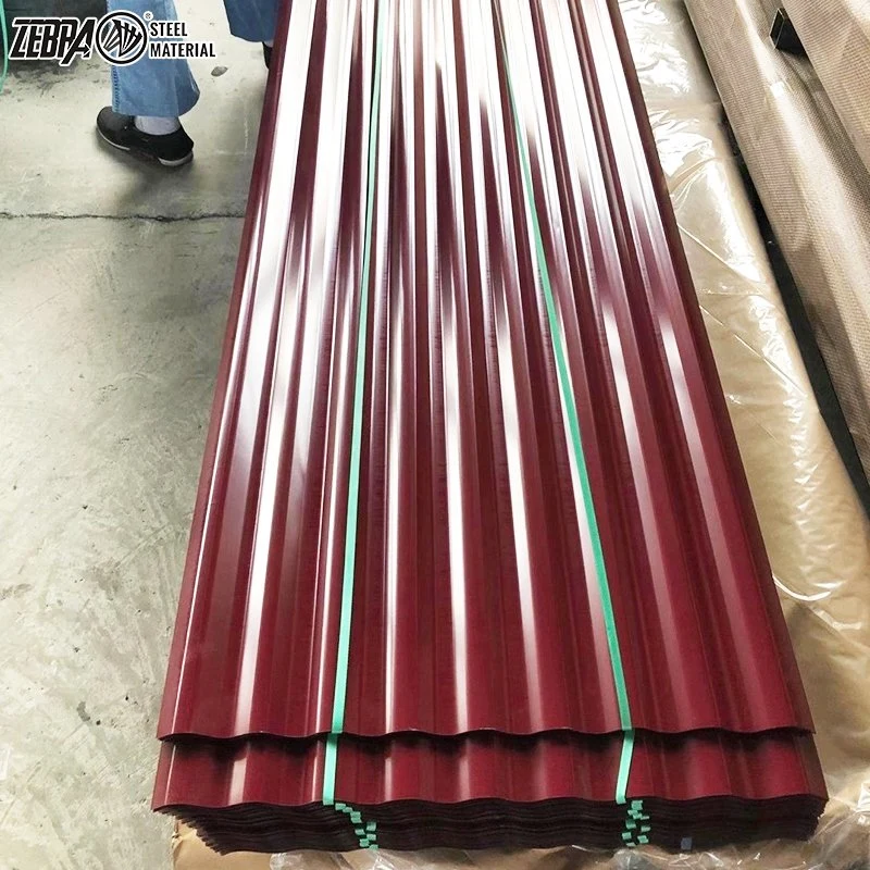 Cheap Price Roofing Material PPGI PPGL Prepianted Galvanized Gi Color Coated Corrugated Steel Roofing Sheet