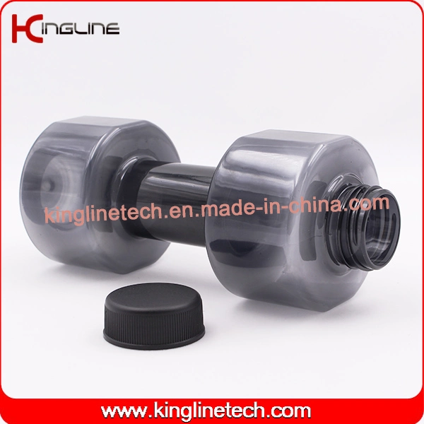 Customized color 550ml Dumbbell Bottle Manufacturer (KL-7130)