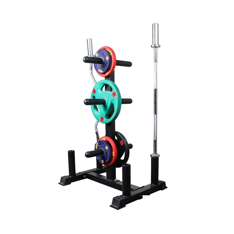 High Quality Fitness Workout Gym Basic Equipment Removable Vertical Weight Plates Tree