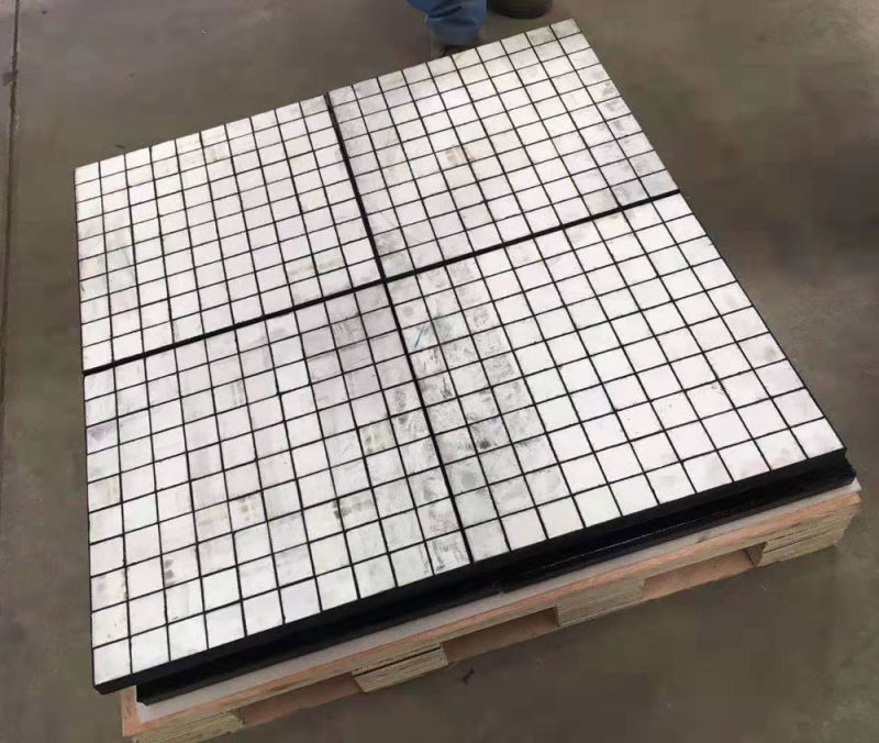 Chute Wear Resistant Liner Rubber Backed Alumina Ceramic Sheet Wear Plate Block