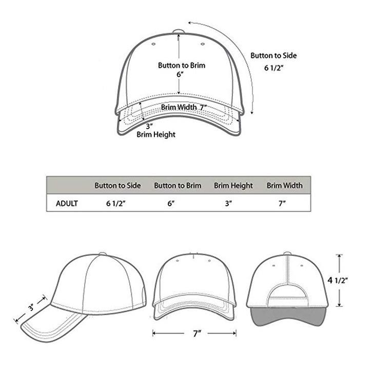 Custom Size Fit Most Custom Baseball Hats