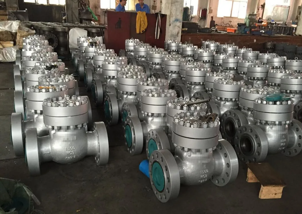 Hh4X Pn16 Cast Steel Ductile Iron Non Return Valve Swing Check Valve Counter Weight Check Valve