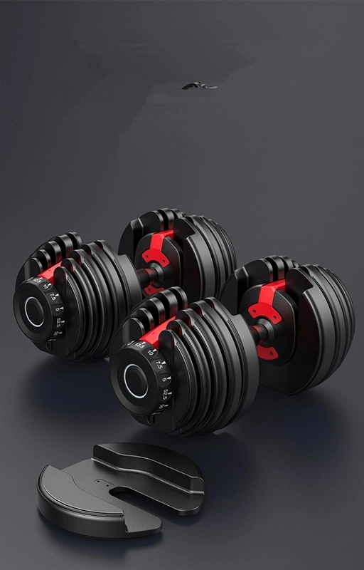 Home Gym Adjustable Weights Dumbell Set 24 Kg Fitness Equipment Unisex Adjustable Dumbbell