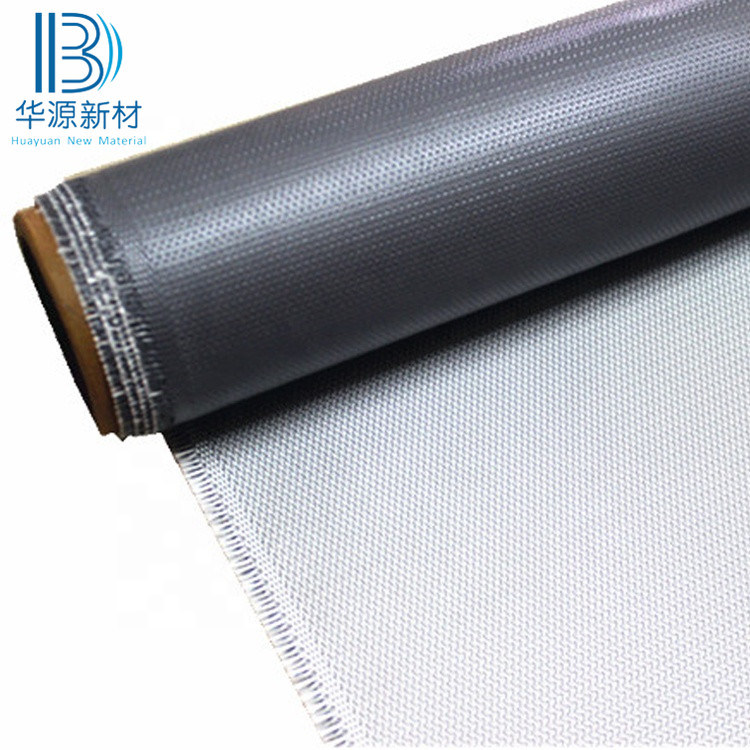Silicone Rubber Coated Fiberglass Cloth/Fabric, Silica Rubber Fabric/Sheet