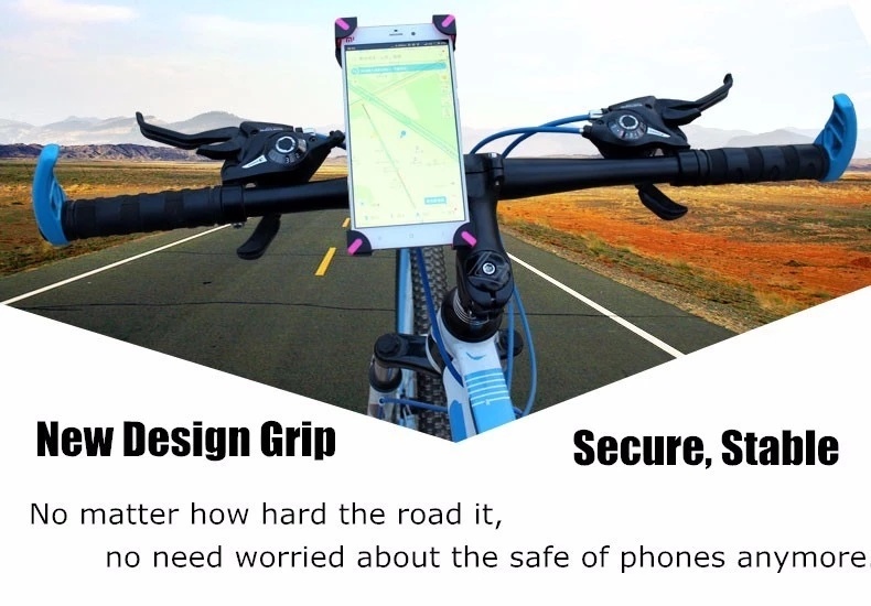 Universal Mobile Phone Grip Cradle Handlebar Mount Bicycle Phone Holder