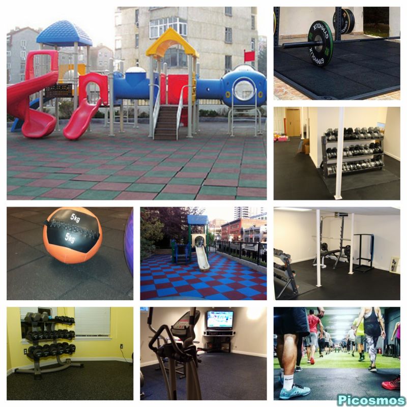 Interlocking Gym Floors/Sports Rubber Flooring/Gymnasium Flooring
