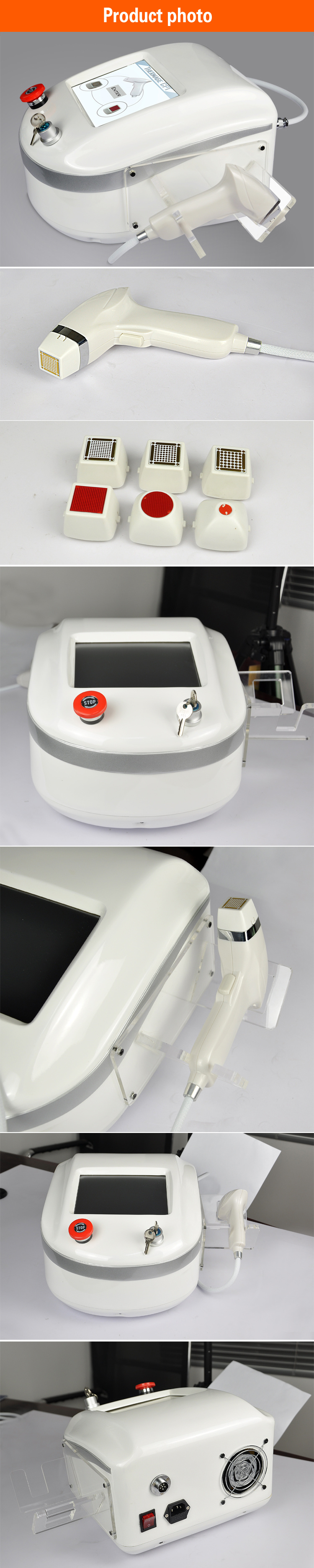 Skin Rejuvenation Fractional Microneedles RF Thermagic Machine for Face