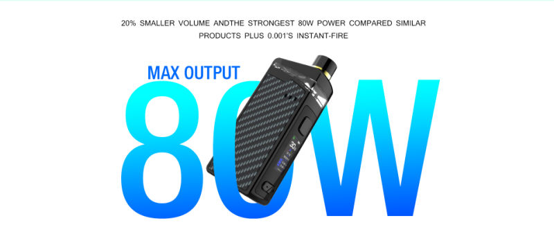 80W Power Adjustable Refillable Pod System Matrix Vape Kit