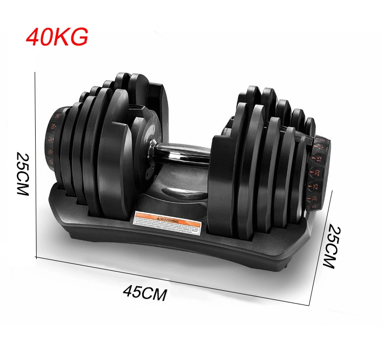 in Stock Dropshipping 52.5lb/ 24kg 90lb/40kg Dumbbells Fitness Equipment 552 1090 Adjustable Wholesale Dumbbell Set