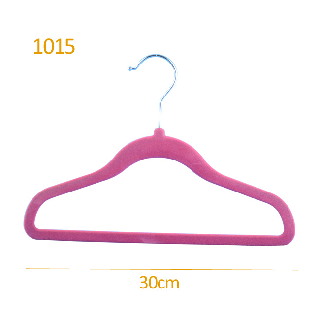 Children's Best Selling Custom Colorful Thin Custom Velvet Hangers