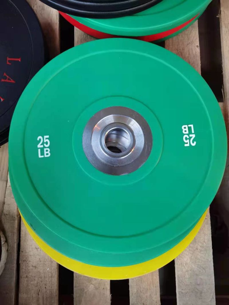 OEM Colorful Competition Weightlifting Bumper Plates for Strength Free Weights