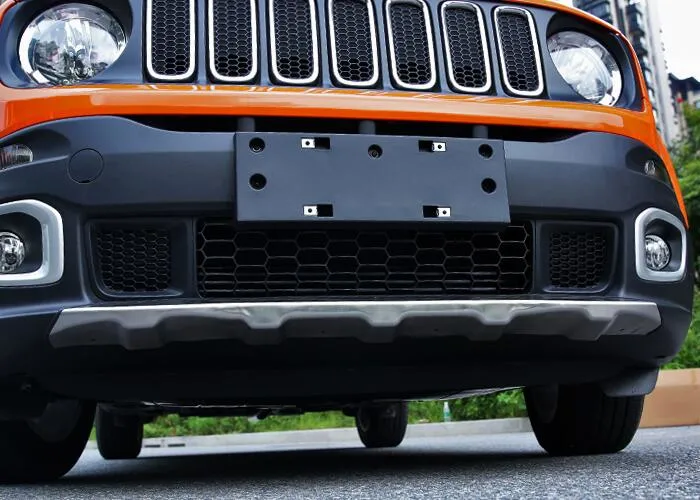 Stainless Steel Bumper Protection Skid Plates for Jeep Renegade 2016 2018