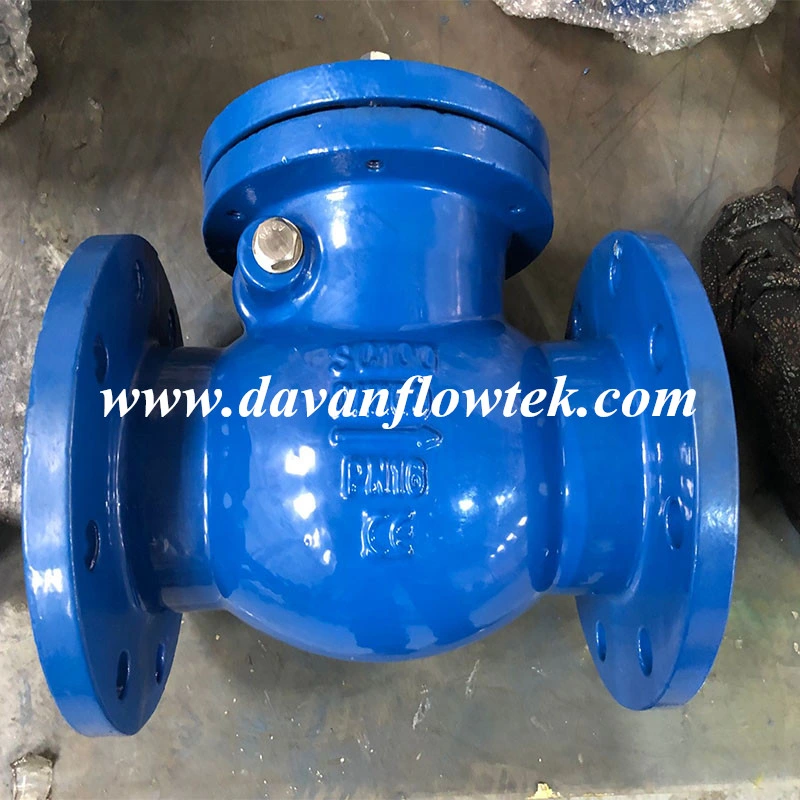 Cast Ductile Iron Flange Swing Check Valve with Lever Weight Ball Check Valve