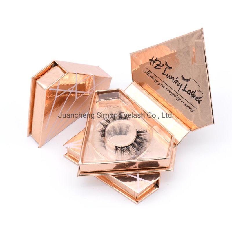 25mm 27mm 30mm Big 7 Pair Mink False Eyelashes Packaging