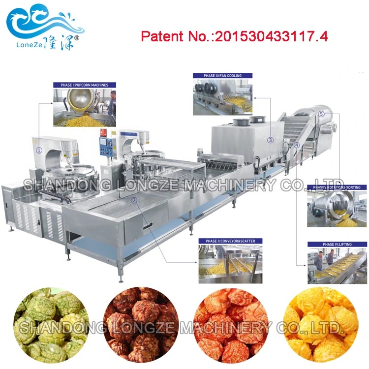 Factory Industrial Popcorn Machine Automatic Machine Popcorn Caramel Popcorn Kettle Machine Manufacturer Best Price for Sale