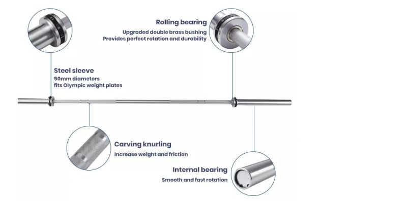 Custom Olympic Weight Lifting Barbell for Man