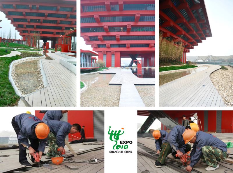 2008 Beijing Olympic Games Nominated WPC Composite Decking