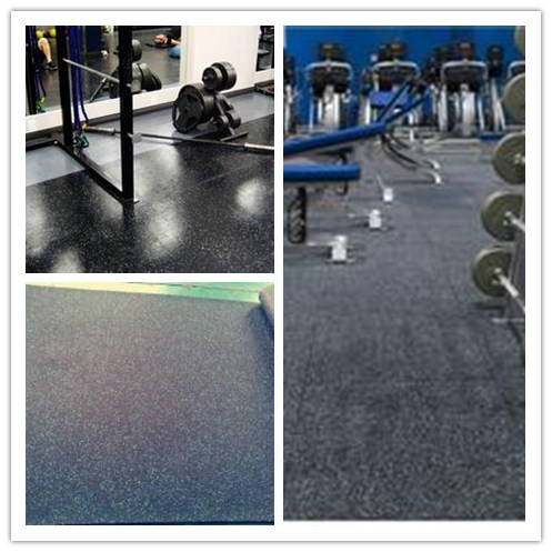 25 mm Thickness Rubber Gym Tile Mat