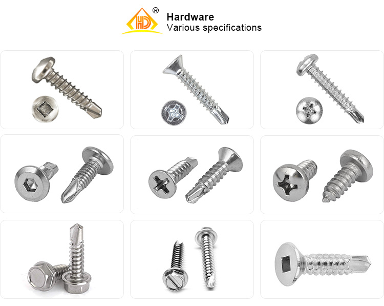 Hexagonal Roofing Screw with Rubber Washer