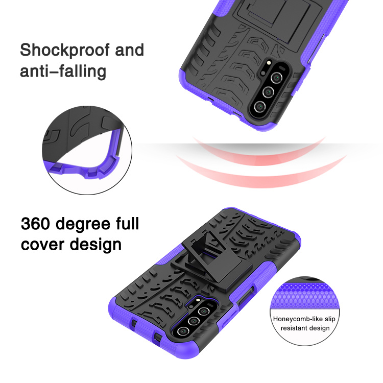 TPU PC Kickstand Phone Cover Case for Honor 20