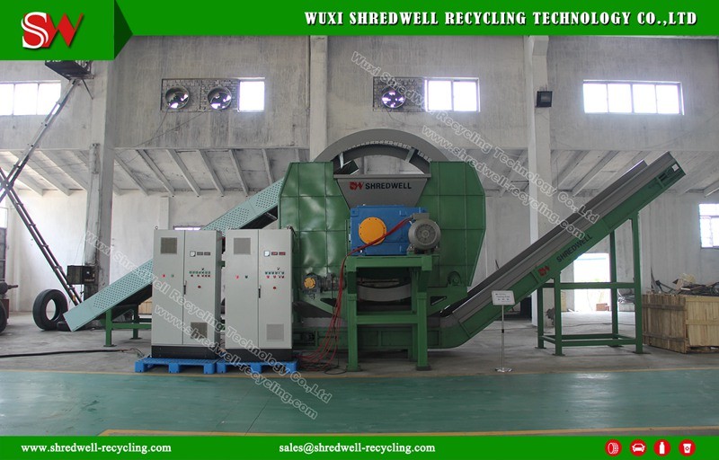 Best Price Tire Shredding Equipment to Recycle Scrap Truck/Passanger Tyre