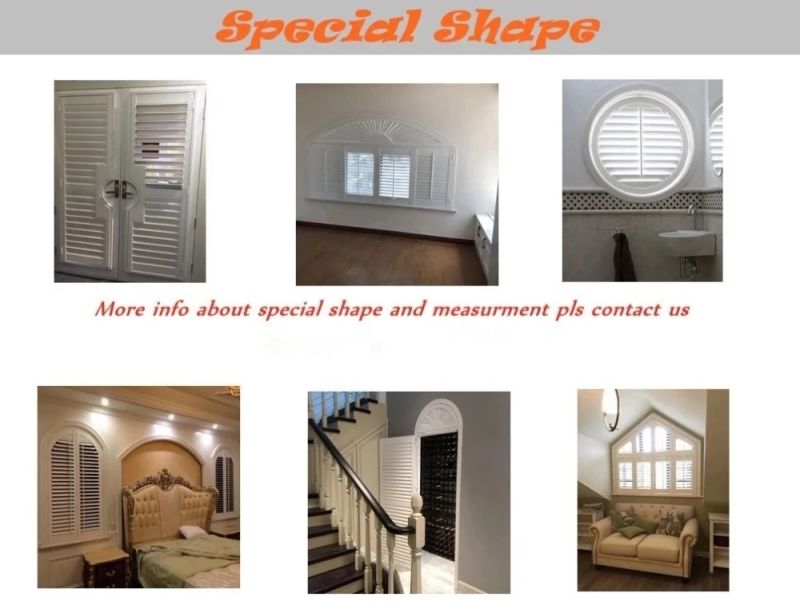 Decorative Adjustable Shutters, High Performance Window Shutters, Basswood Plantation Window Shutters