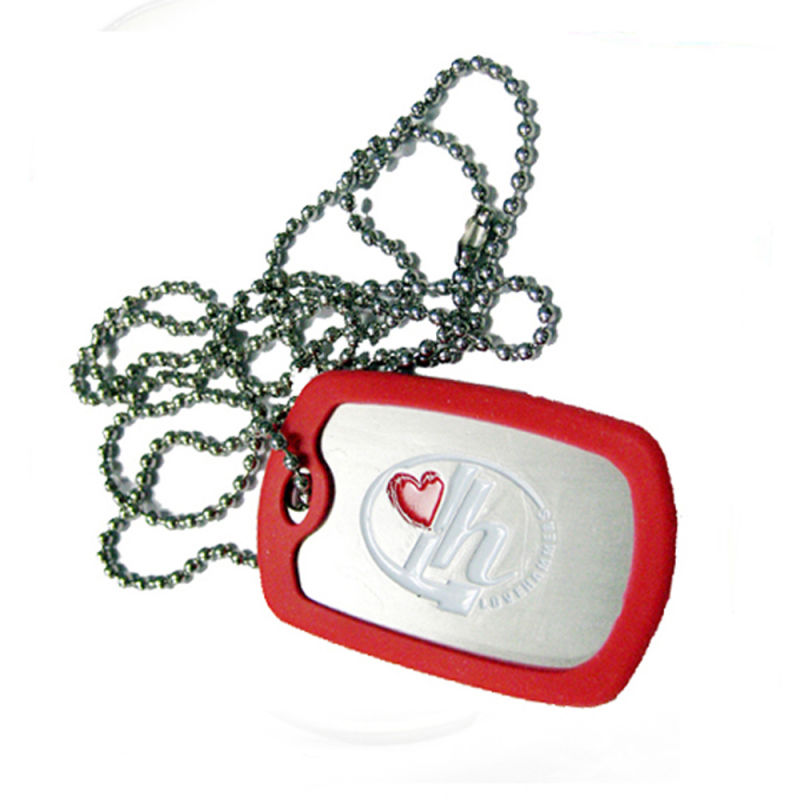 Customized Cross Design Enamel Flag Personalized Dog Tags