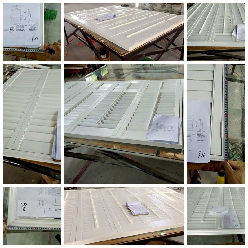 Wholesale Adjustable High Quality PVC Window Plantation Shutters