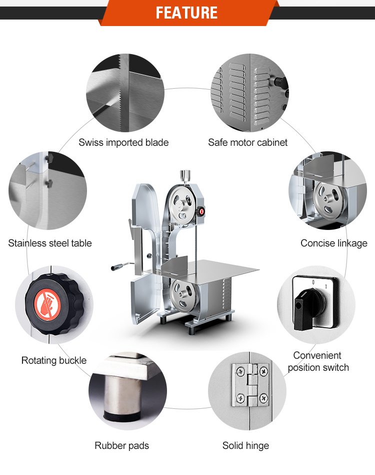 Bone Sawing Machine, Bone Saw Cutter Cutting Machine for Industrial Use