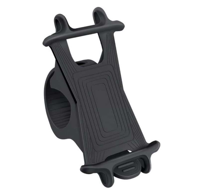 Handlebar Cellphone Holder Bicycle Silicone Cradle Clamp for Smartphone