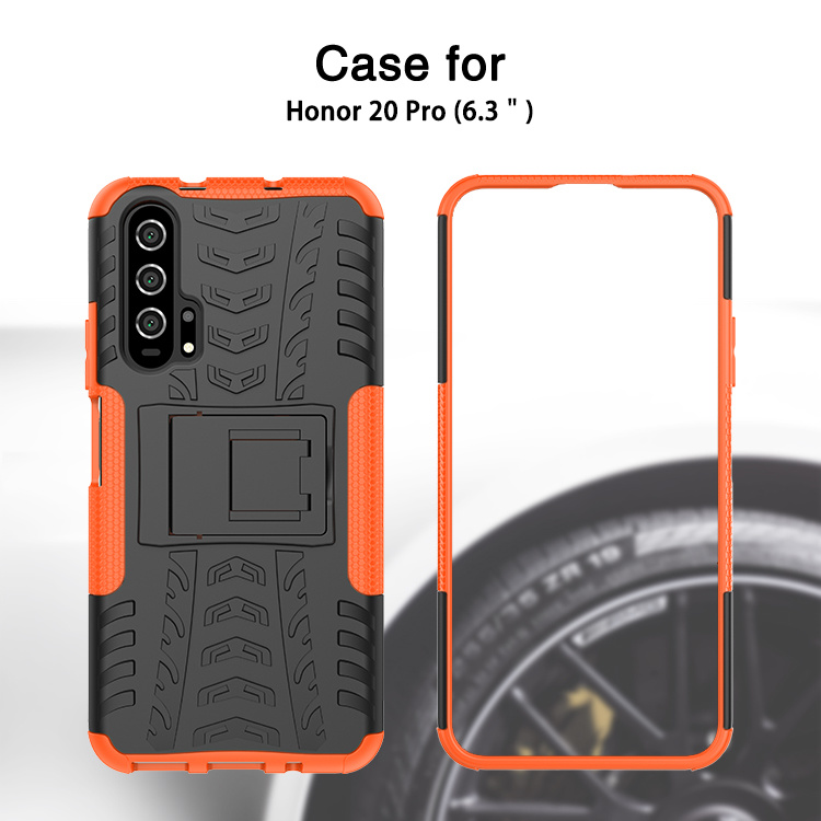 TPU PC Kickstand Phone Cover Case for Honor 20